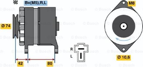 BOSCH 0 986 035 181 - Ģenerators adetalas.lv