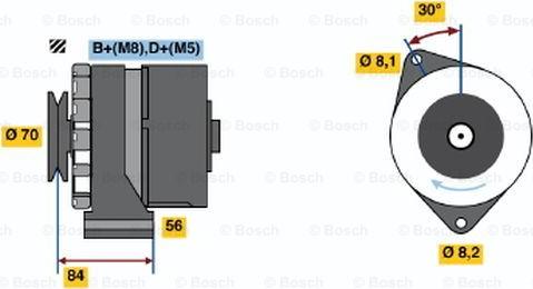 BOSCH 0 986 035 841 - Ģenerators adetalas.lv