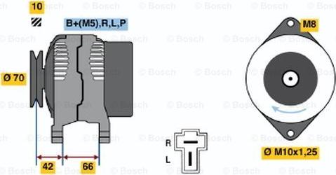 BOSCH 0 986 035 791 - Ģenerators adetalas.lv