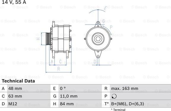 BOSCH 0 986 035 760 - Ģenerators adetalas.lv