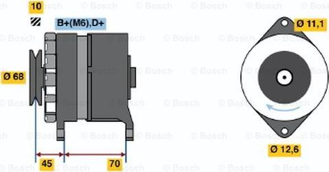 BOSCH 0 986 036 750 - Ģenerators adetalas.lv