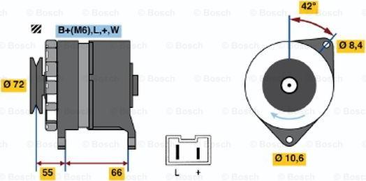 BOSCH 0 986 036 711 - Ģenerators adetalas.lv