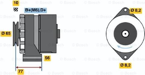 BOSCH 0 986 030 870 - Ģenerators adetalas.lv