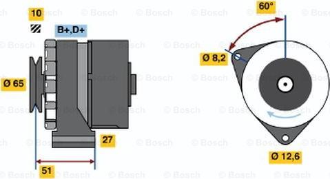 BOSCH 0 986 031 090 - Ģenerators adetalas.lv