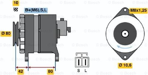 BOSCH 0 986 038 930 - Ģenerators adetalas.lv