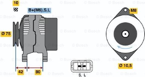 BOSCH 0 986 038 920 - Ģenerators adetalas.lv