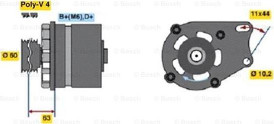 BOSCH 0 986 038 621 - Ģenerators adetalas.lv