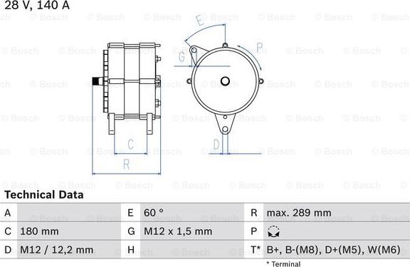 BOSCH 0 986 038 290 - Ģenerators adetalas.lv