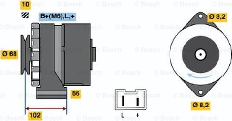 BOSCH 0 986 033 990 - Ģenerators adetalas.lv