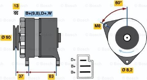 BOSCH 0 986 033 940 - Ģenerators adetalas.lv