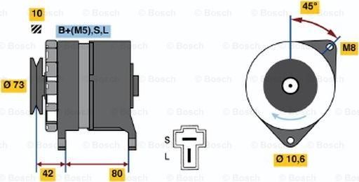 BOSCH 0 986 033 441 - Ģenerators adetalas.lv