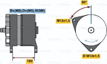 BOSCH 0 986 033 520 - Ģenerators adetalas.lv