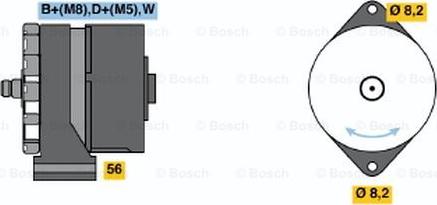 BOSCH 0 986 037 450 - Ģenerators adetalas.lv