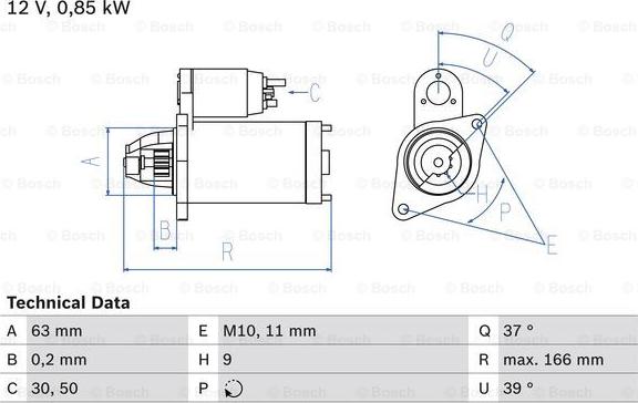 BOSCH 0 986 024 190 - Starteris adetalas.lv