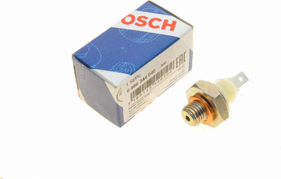 BOSCH 0 986 344 040 - Devējs, Eļļas spiediens adetalas.lv