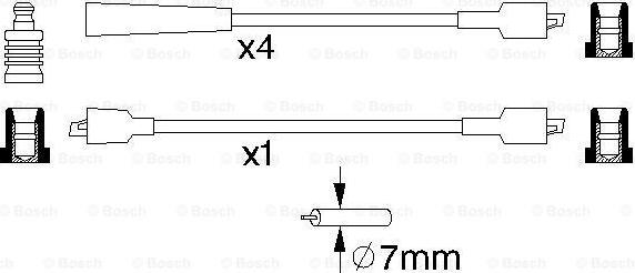 BOSCH 0 986 356 840 - Augstsprieguma vadu komplekts adetalas.lv