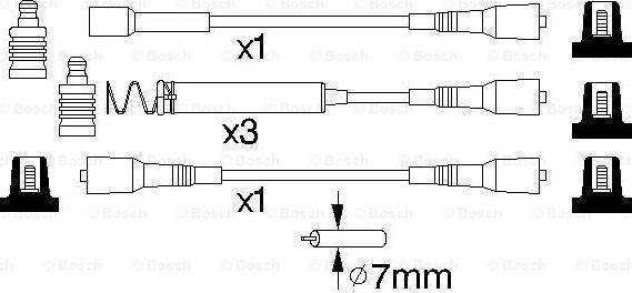 BOSCH 0 986 356 850 - Augstsprieguma vadu komplekts adetalas.lv