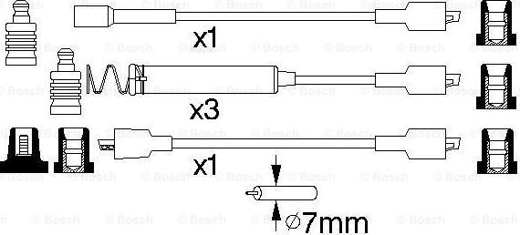 BOSCH 0 986 356 800 - Augstsprieguma vadu komplekts adetalas.lv