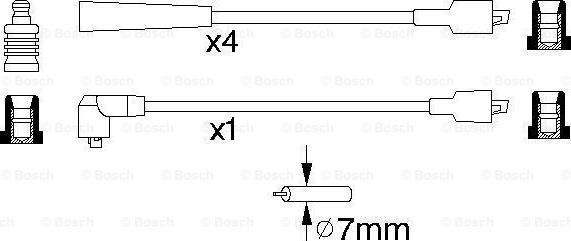 BOSCH 0 986 356 874 - Augstsprieguma vadu komplekts adetalas.lv