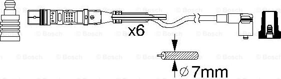 BOSCH 0 986 356 348 - Augstsprieguma vadu komplekts adetalas.lv