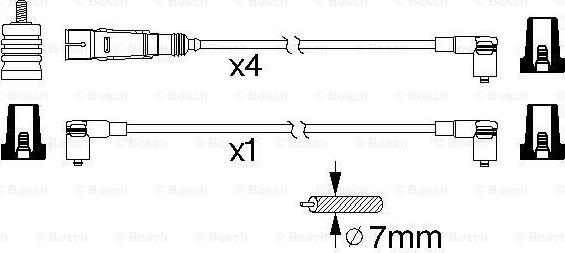 BOSCH 0 986 356 343 - Augstsprieguma vadu komplekts adetalas.lv