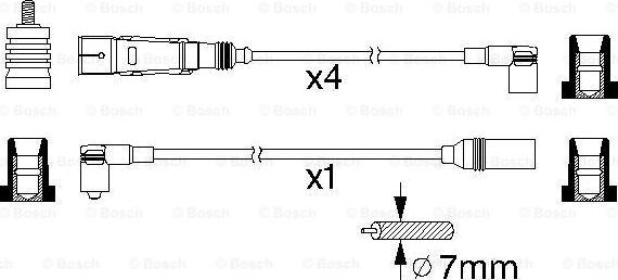 BOSCH 0 986 356 355 - Augstsprieguma vadu komplekts adetalas.lv