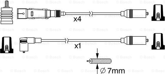 BOSCH 0 986 356 381 - Augstsprieguma vadu komplekts adetalas.lv