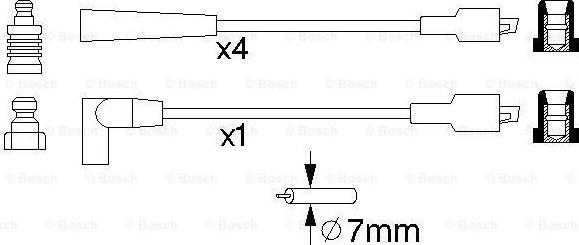 BOSCH 0 986 356 749 - Augstsprieguma vadu komplekts adetalas.lv