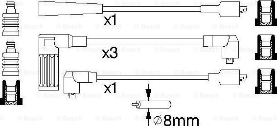 BOSCH 0 986 356 737 - Augstsprieguma vadu komplekts adetalas.lv