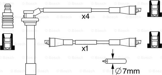 BOSCH 0 986 357 053 - Augstsprieguma vadu komplekts adetalas.lv