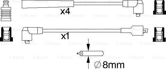 BOSCH 0 986 357 012 - Augstsprieguma vadu komplekts adetalas.lv