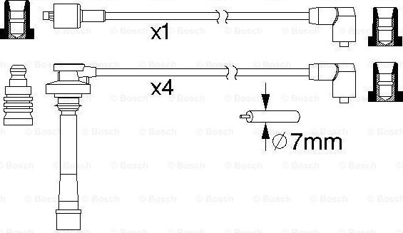 BOSCH 0 986 357 197 - Augstsprieguma vadu komplekts adetalas.lv