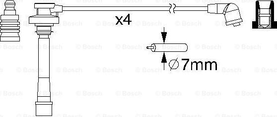 BOSCH 0 986 357 147 - Augstsprieguma vadu komplekts adetalas.lv