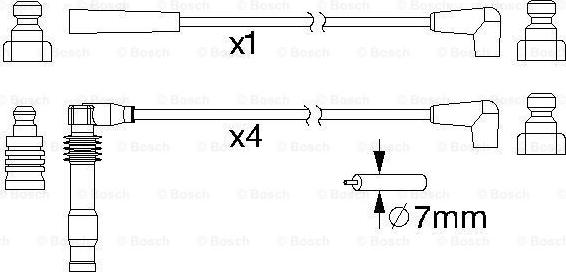 BOSCH 0 986 357 156 - Augstsprieguma vadu komplekts adetalas.lv