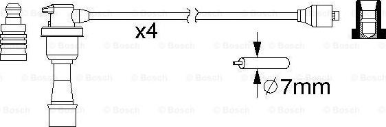 BOSCH 0 986 357 151 - Augstsprieguma vadu komplekts adetalas.lv