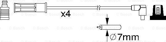 BOSCH 0 986 357 158 - Augstsprieguma vadu komplekts adetalas.lv