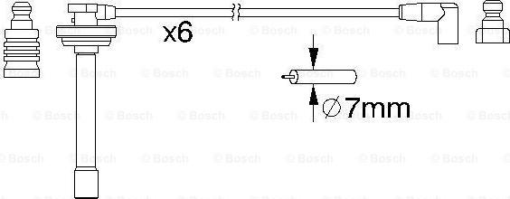 BOSCH 0 986 357 167 - Augstsprieguma vadu komplekts adetalas.lv