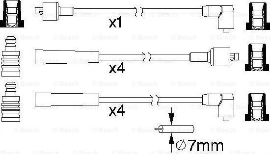 BOSCH 0 986 357 104 - Augstsprieguma vadu komplekts adetalas.lv