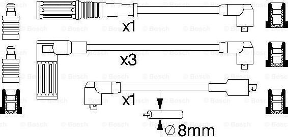 BOSCH 0 986 357 119 - Augstsprieguma vadu komplekts adetalas.lv