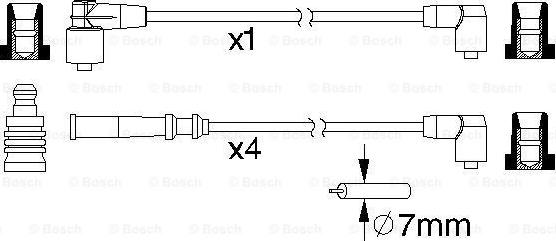 BOSCH 0 986 357 186 - Augstsprieguma vadu komplekts adetalas.lv