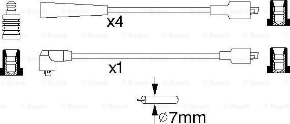 BOSCH 0 986 357 137 - Augstsprieguma vadu komplekts adetalas.lv