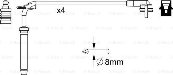 BOSCH 0 986 357 245 - Augstsprieguma vadu komplekts adetalas.lv