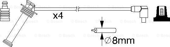 BOSCH 0 986 357 208 - Augstsprieguma vadu komplekts adetalas.lv