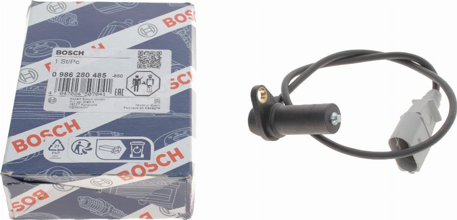 BOSCH 0 986 280 485 - Impulsu devējs, Kloķvārpsta adetalas.lv