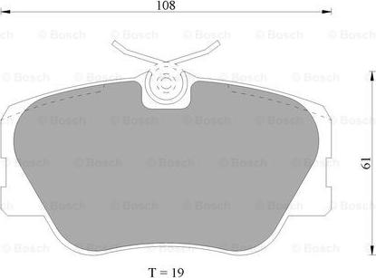 BOSCH 0 986 AB4 690 - Bremžu uzliku kompl., Disku bremzes adetalas.lv