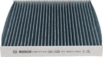 BOSCH 0 986 AF5 849 - Filtrs, Salona telpas gaiss adetalas.lv