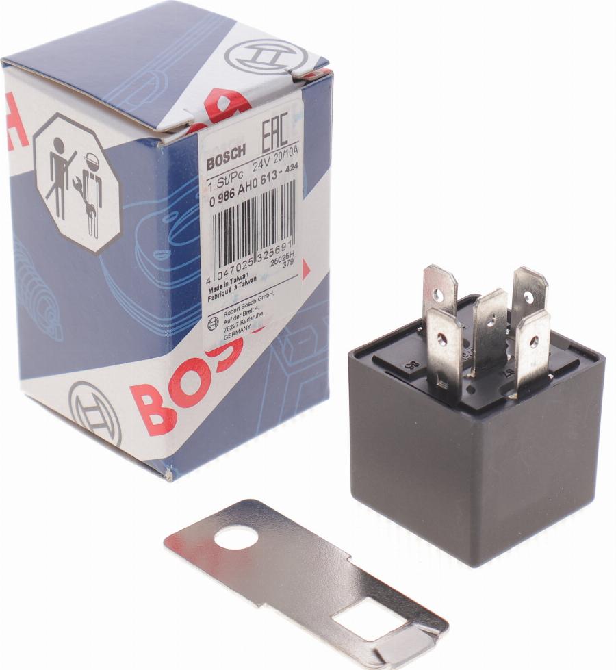 BOSCH 0 986 AH0 613 - Relejs, Darba strāva adetalas.lv