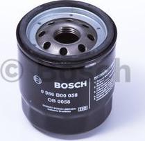 BOSCH 0 986 B00 058 - Eļļas filtrs adetalas.lv