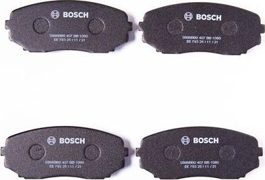 BOSCH 0 986 BB0 407 - Bremžu uzliku kompl., Disku bremzes adetalas.lv