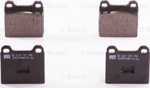 BOSCH 0 986 BB0 255 - Bremžu uzliku kompl., Disku bremzes adetalas.lv